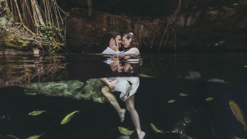 Choosing the Perfect Attire for Underwater Trash the Dress Shoots