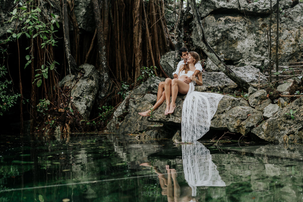 cenote-maternity-photosession